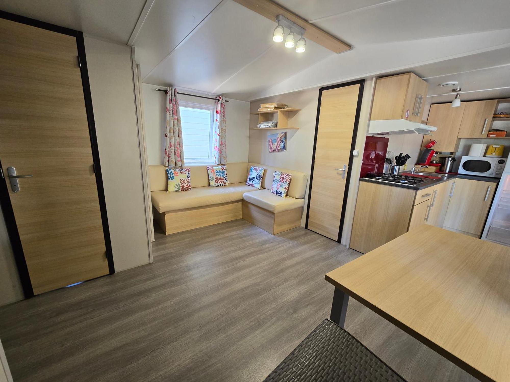 Mobilhome Lodge 3 Chambres, 500M Plage, Camp 5 Etoiles วองเดรอส์ ภายนอก รูปภาพ